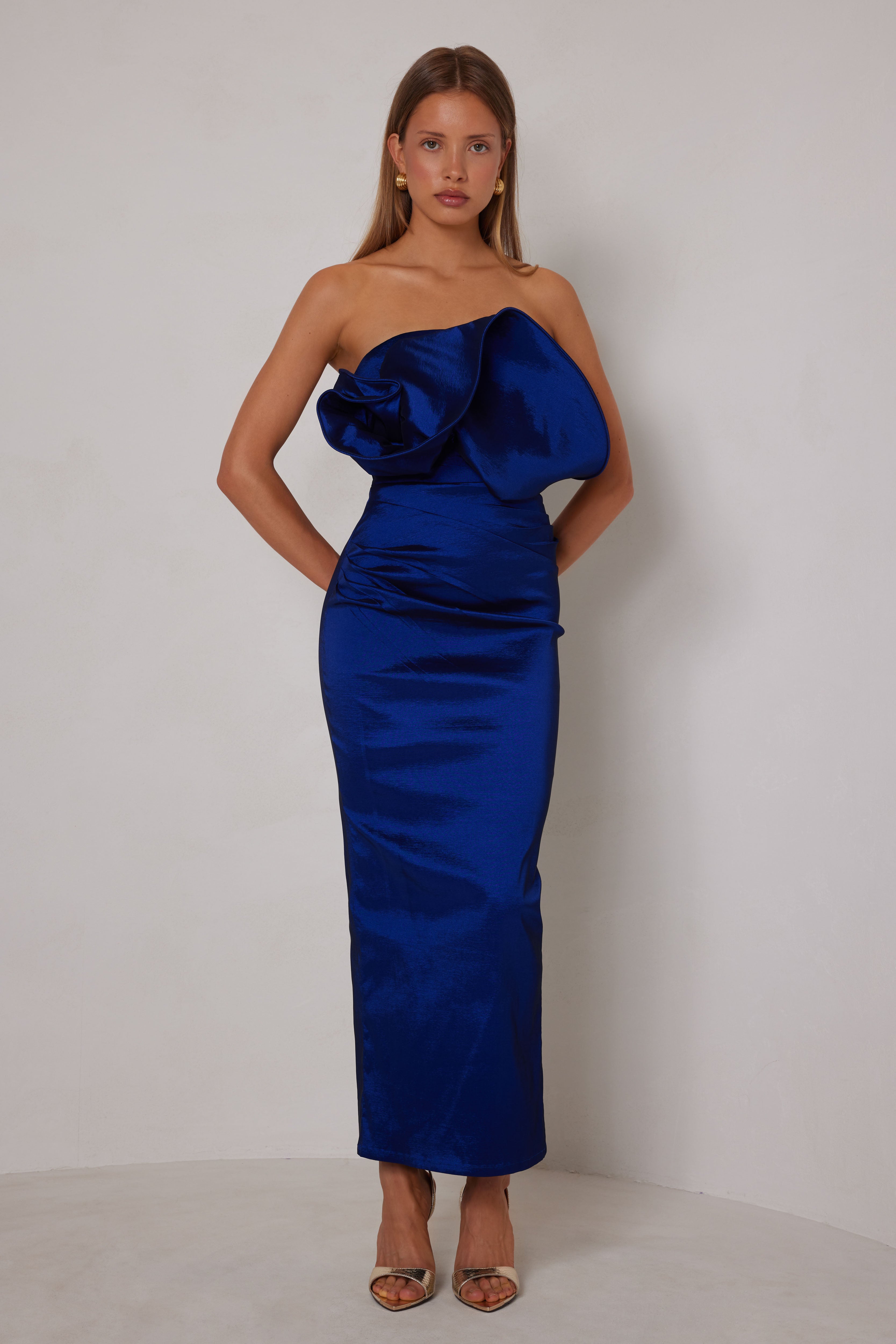Miles Dress Cobalt - Elle Zeitoune