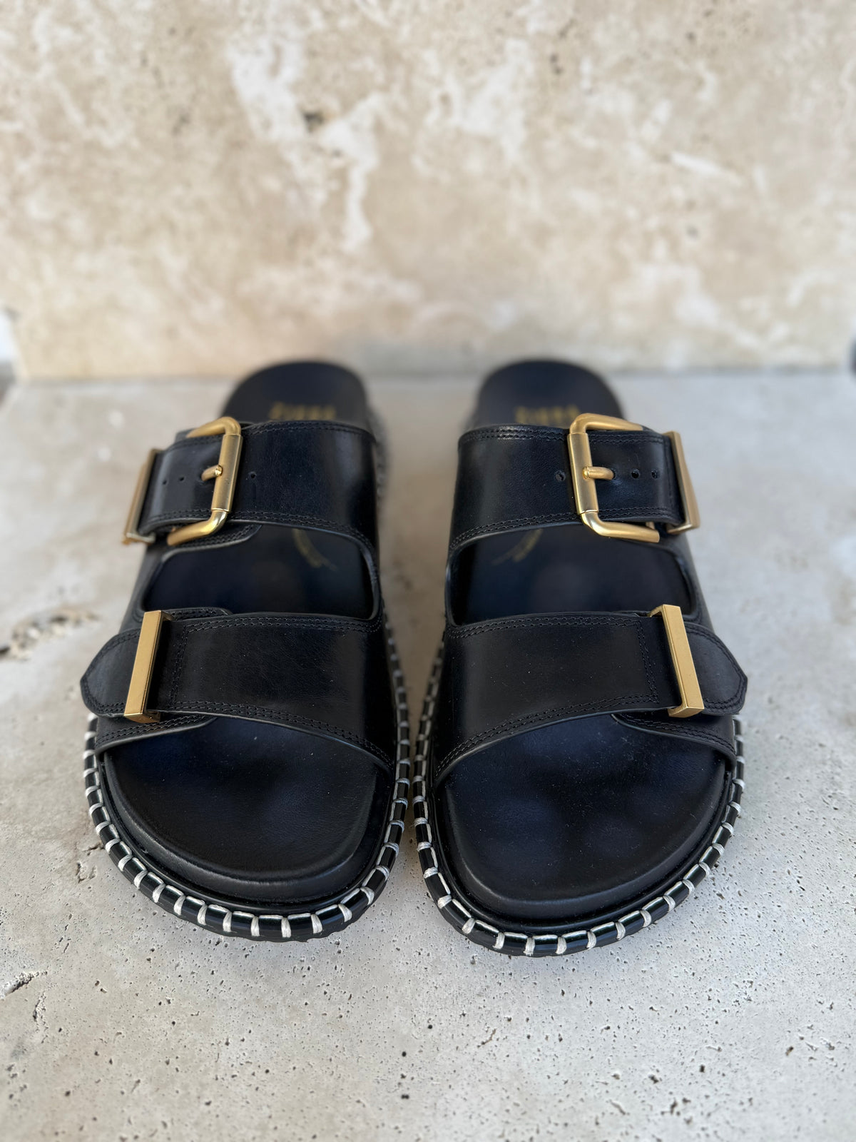 Iyami Black Leather Shoes - Django & Juliette