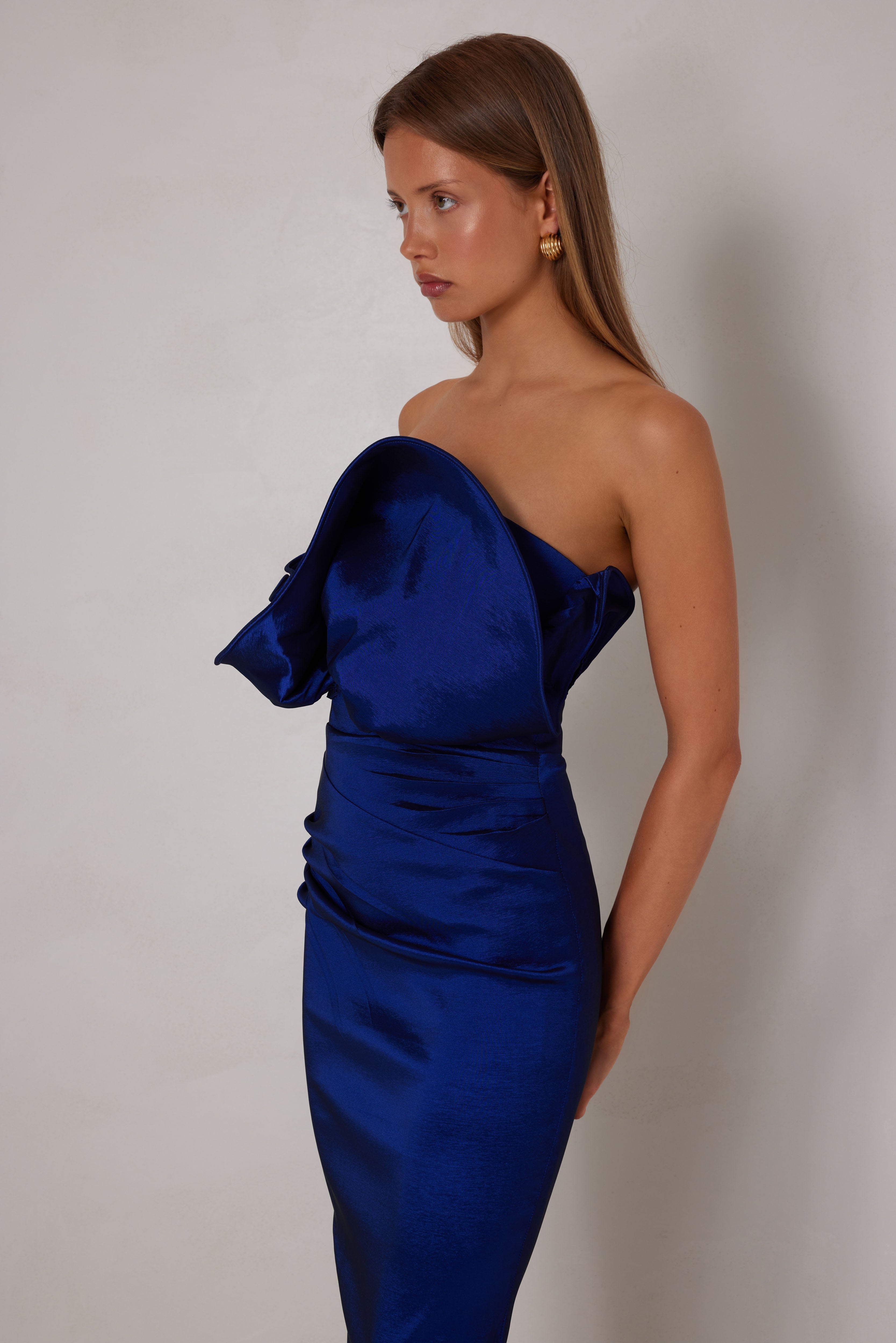 Miles Dress Cobalt - Elle Zeitoune