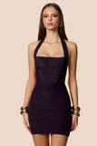 Belleza Mini Dress Plum - Nookie