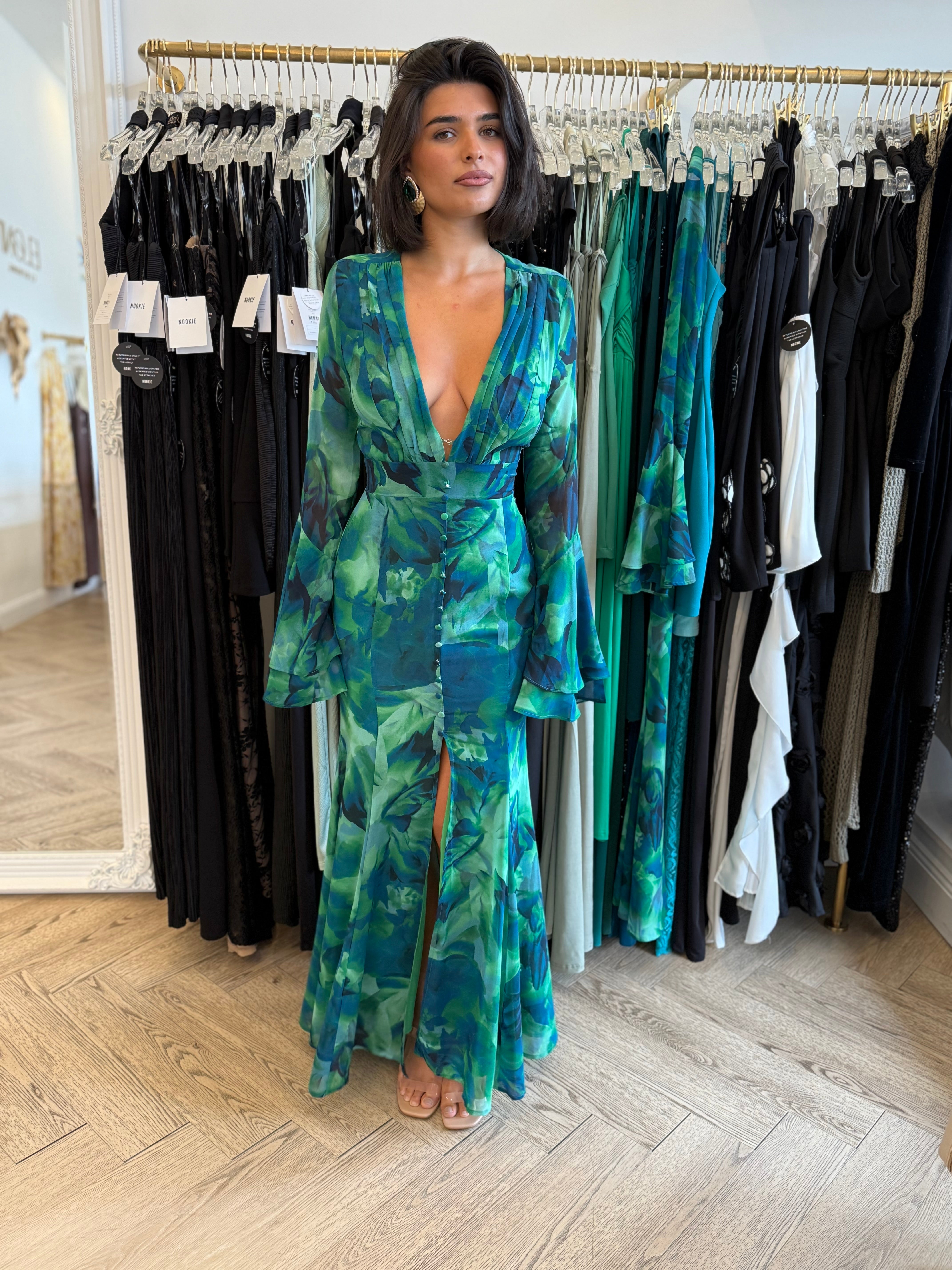 Sari Maxi Dress - Runaway the Label Eleni Clothing Sari Maxi Dress - Runaway the Label Eleni Clothing