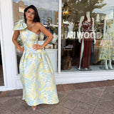 Penelope Asymmetrical high low Gown - Elliatt