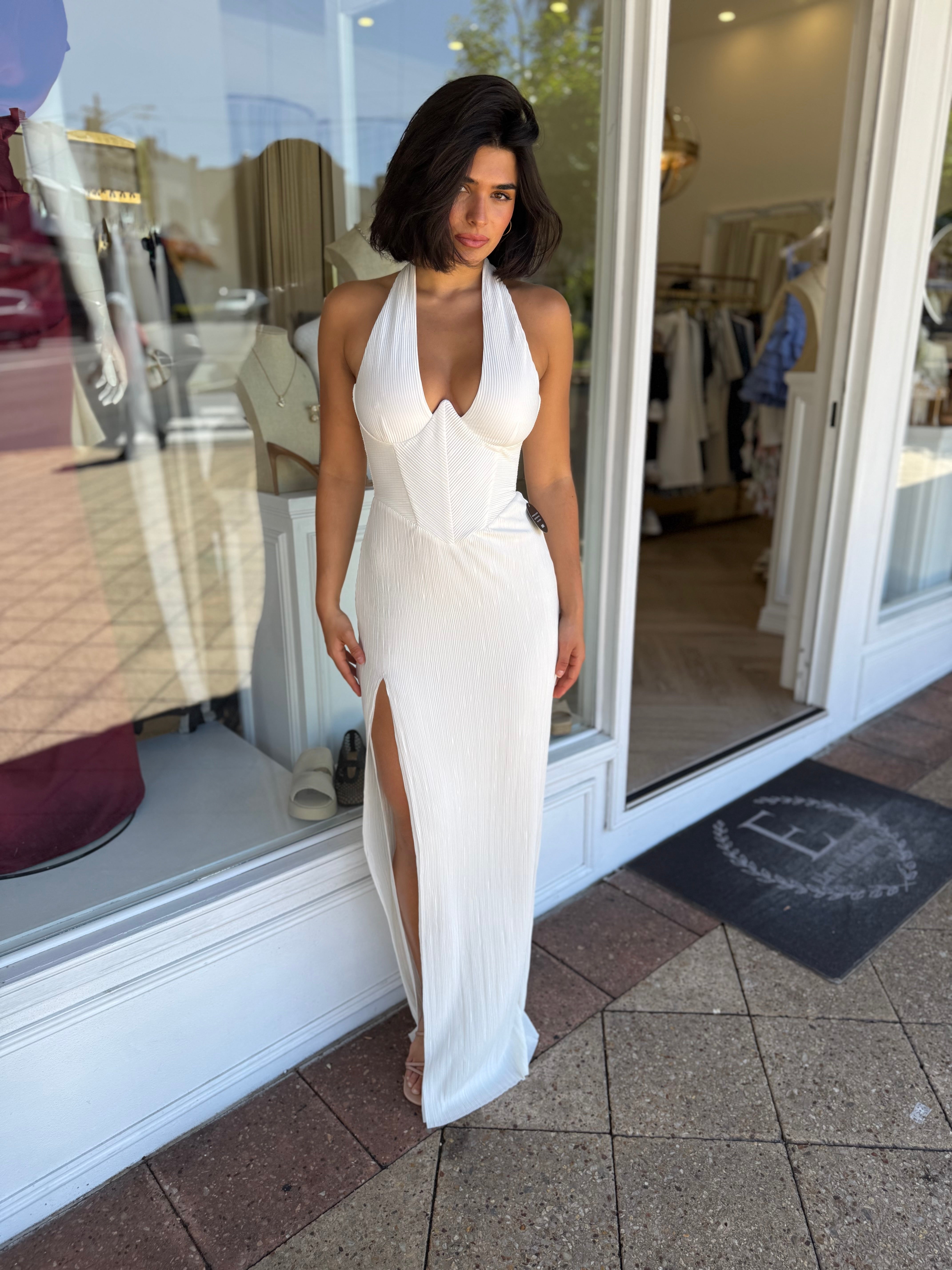 Belleza Gown Dress White - Nookie