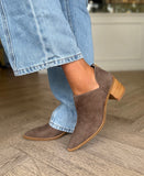 Flannery Hot Choc Suede Boots - Django & Juliette