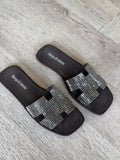 Zayra Choc Suede Shoes - Django & Juliette
