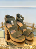 Kolac Khaki Suede Shoes - Django & Juliette