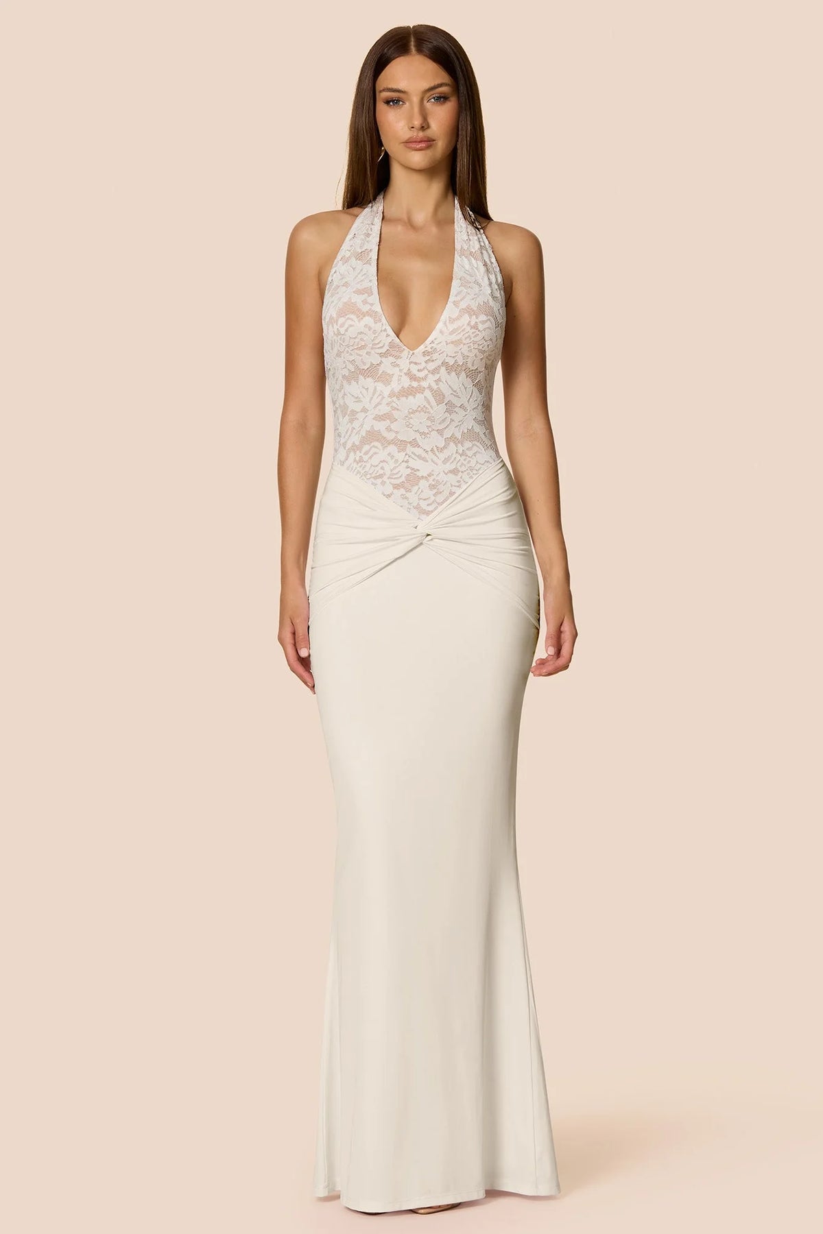 Lennox Halter Maxi White - Nookie