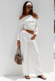 Heather knit Pants- Runaway The Label