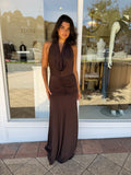 Amora Espresso Dress - Elle Zeitoune