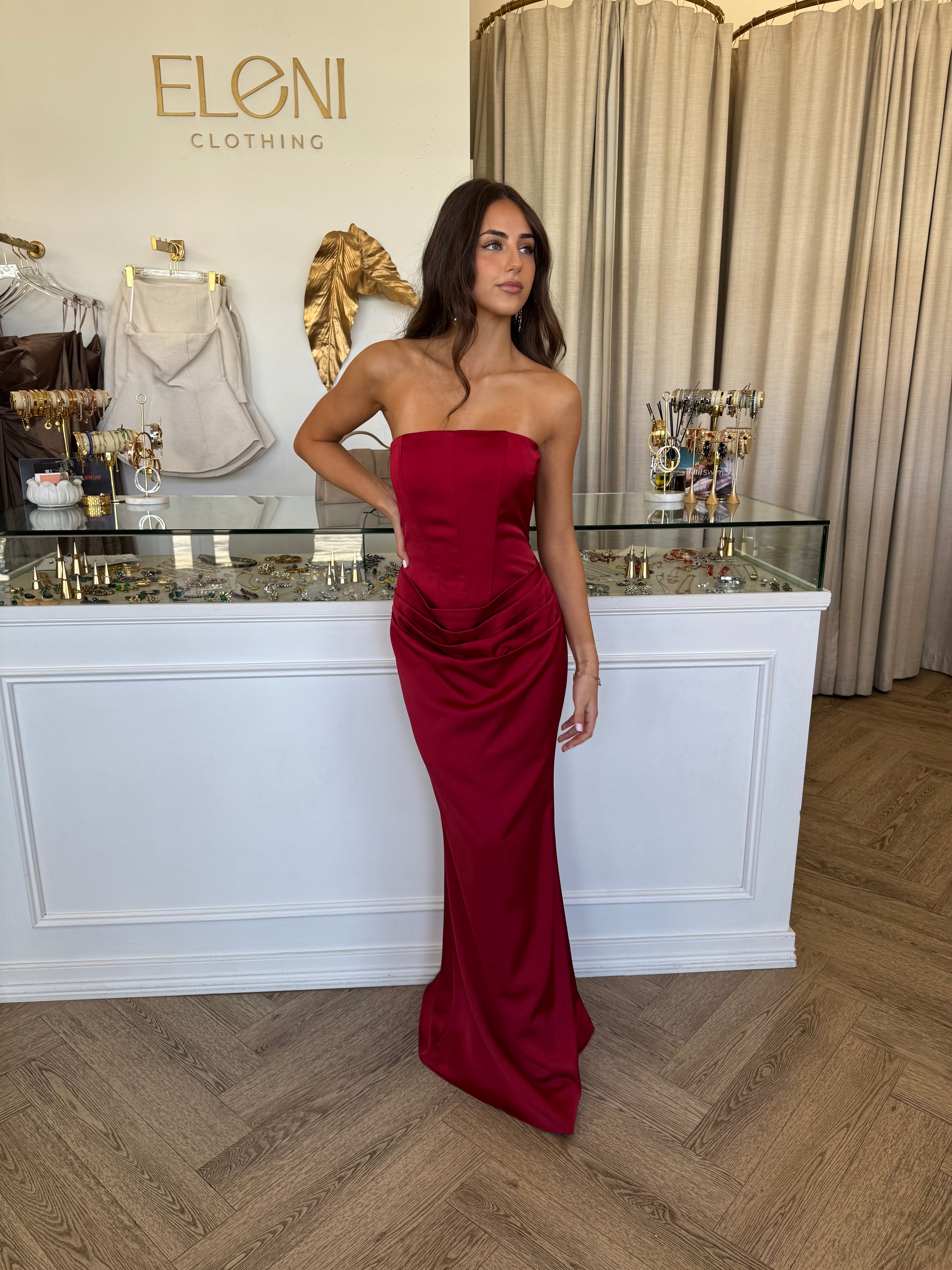 Annie Dress Scarlet- Elle Zeitoune