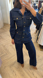 Wren Denim Sculpted Jacket - Fate & Becker