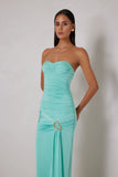 Charlee Dress Turquoise - Elle Zeitoune