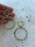 Nude Halo Earrings