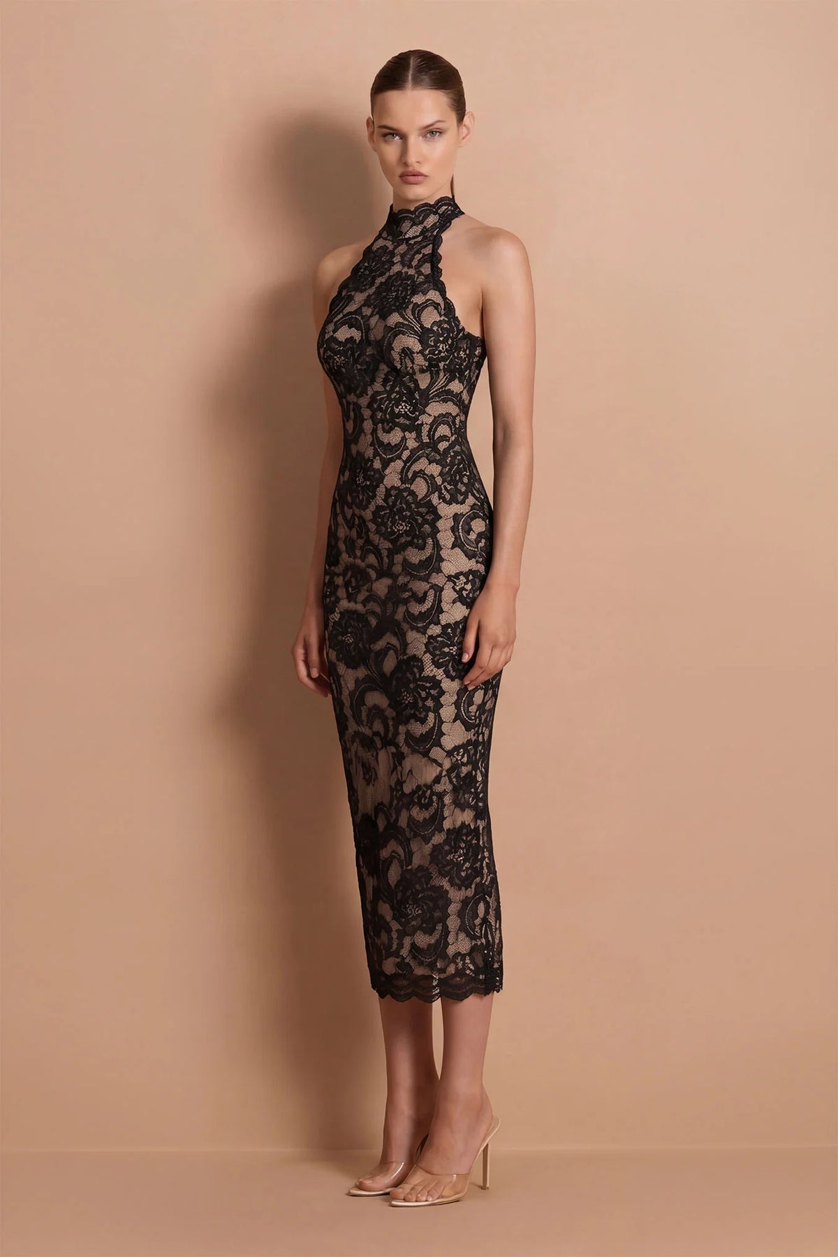 Alessia High Neck Midi - Nookie