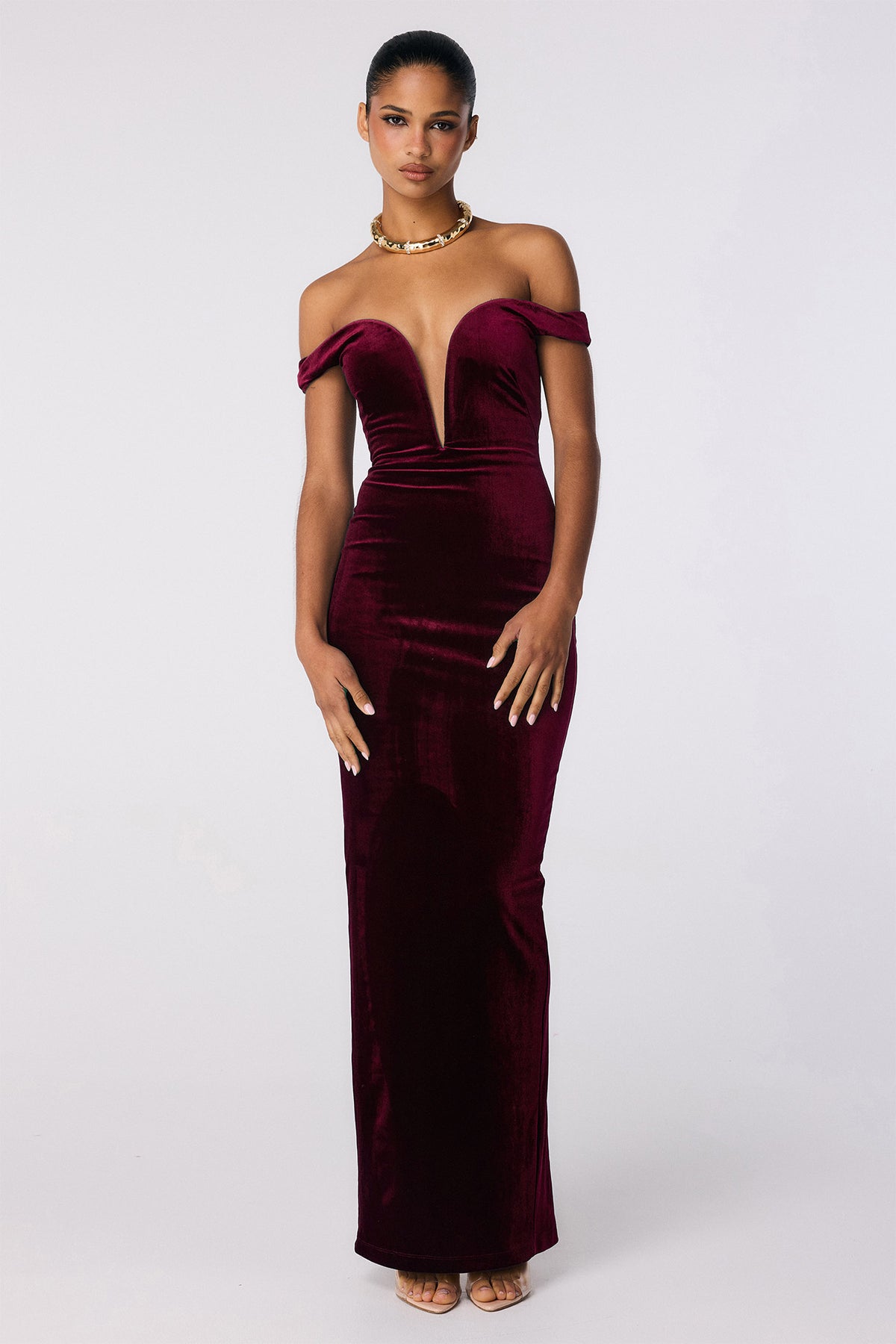 Valentina Off Shoulder Gown - Nookie