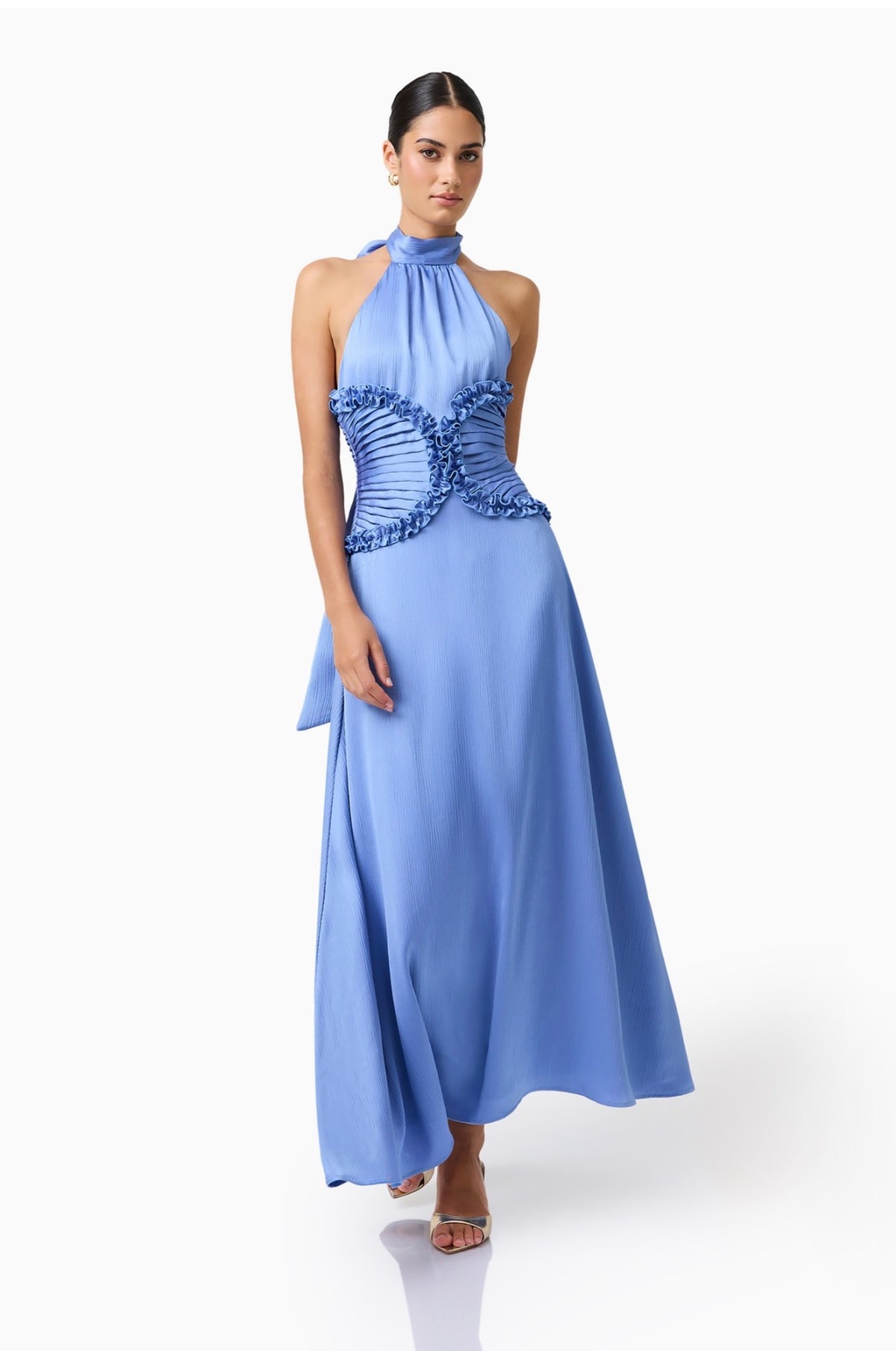 Poselia A Line Midi Dress  - Elliatt