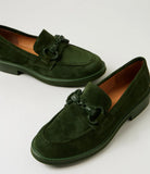 Belgrades Olive Suede Shoes - Django & Juliette