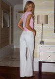 Zavi Straight Leg Jeans White - Runaway The Label