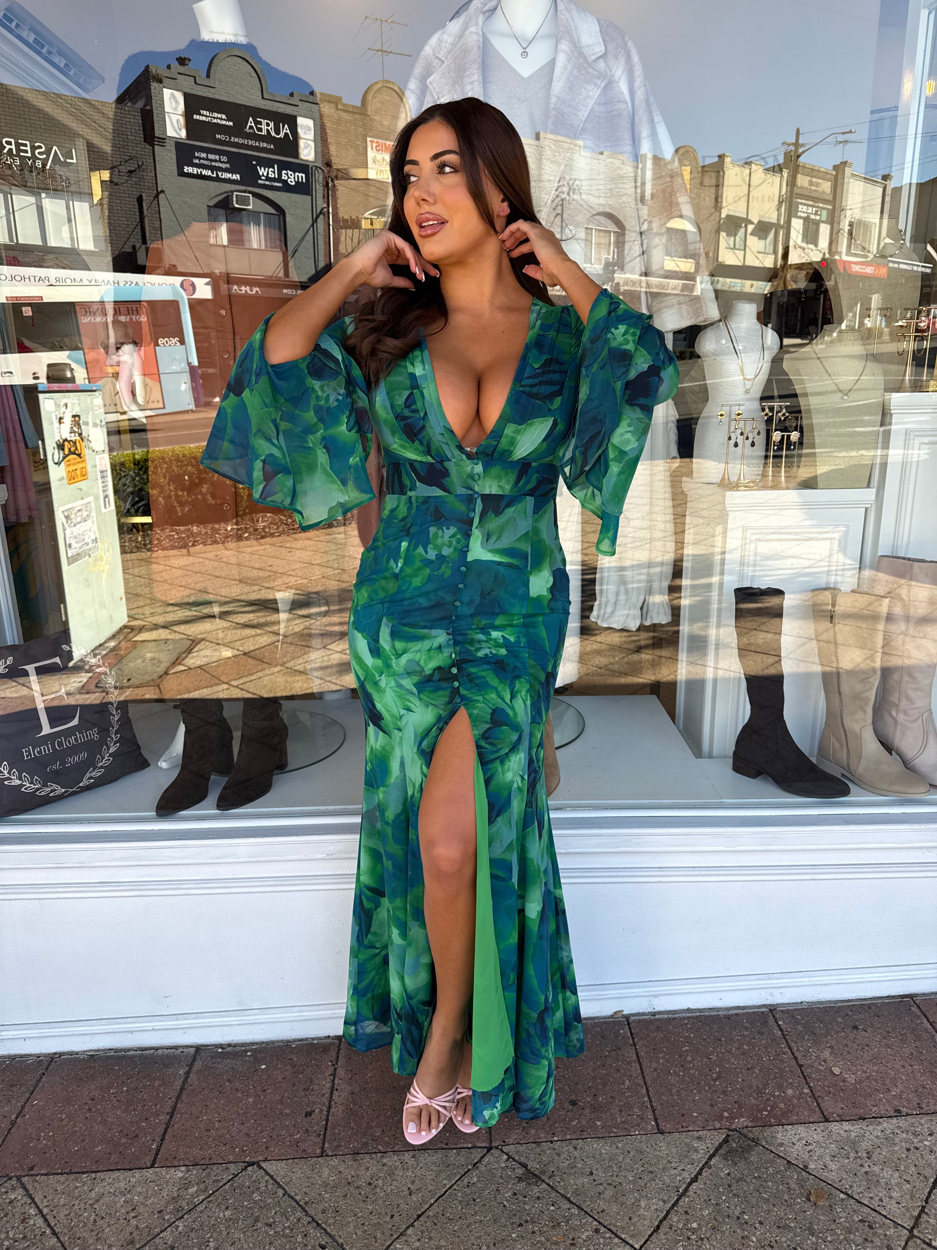 Sari Maxi Dress - Runaway the Label Eleni Clothing Sari Maxi Dress - Runaway the Label Eleni Clothing