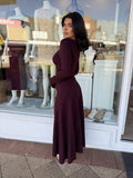 Jade Seamed Jersey Dress  - Sass