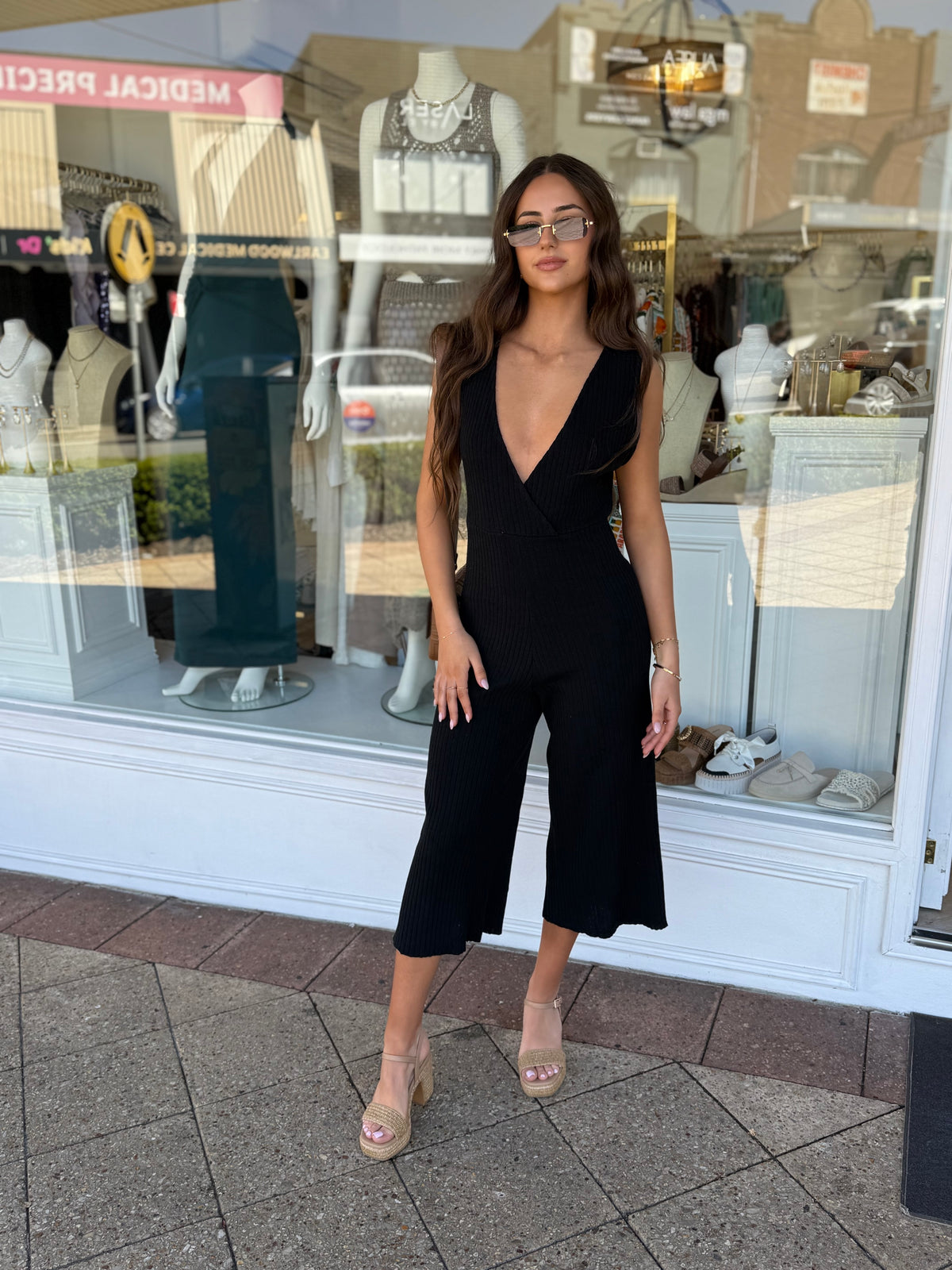 Sirocco Knit Jumpsuit - The Aegean Collection