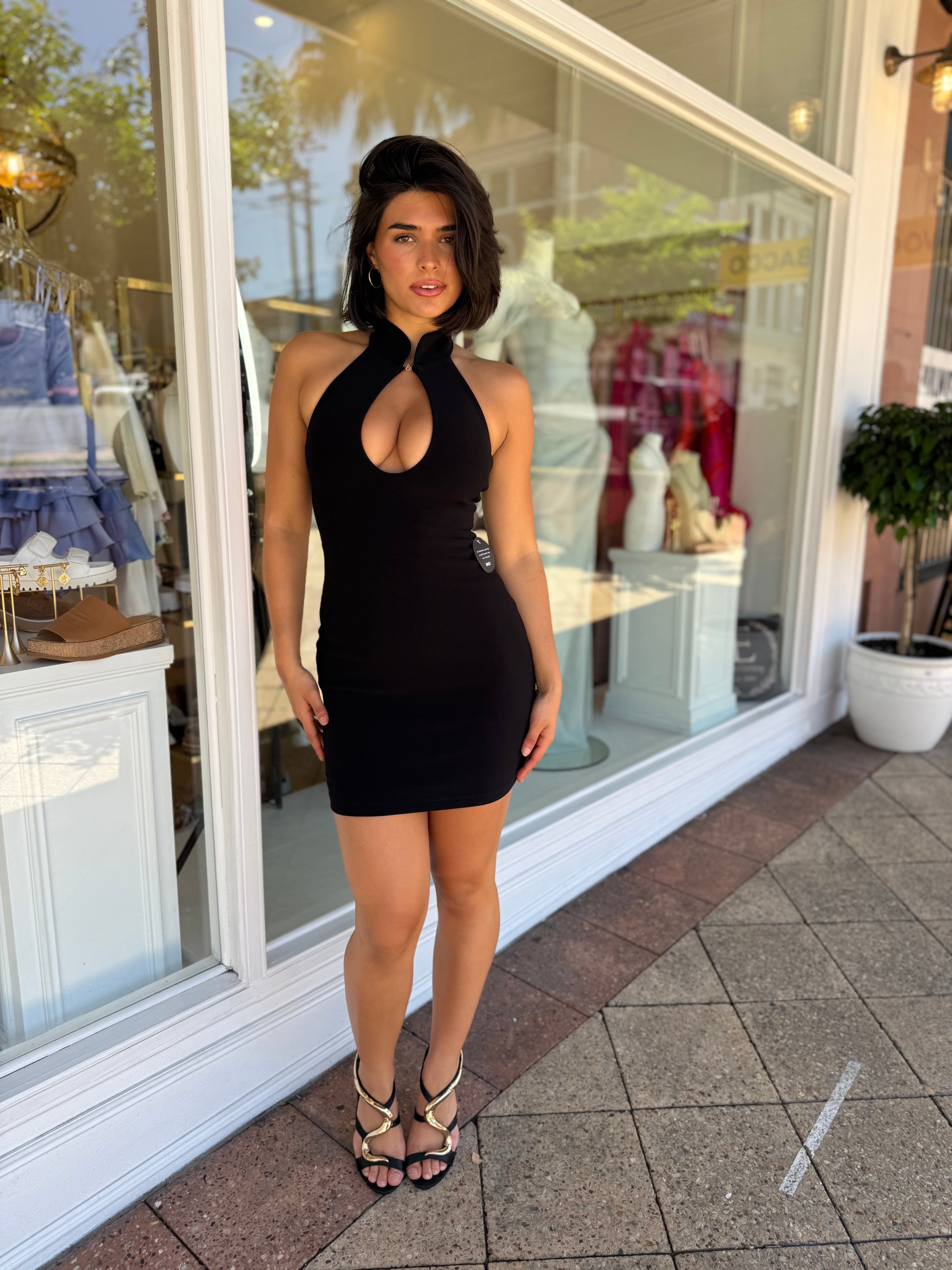 Harmony Mini Dress Black - Nookie