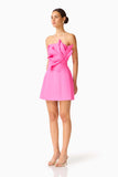 Laurentia Floral Applique Mini Dress - Elliatt