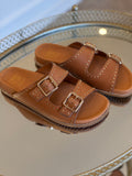 Havro Tan Leather Shoes - Ziera