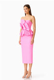Orelia Pleated Midi Dress - Elliat
