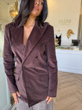 Rhea Velvet Blazer - Fate & Becker