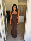 Heidi Dress Espresso - Elle Zeitoune