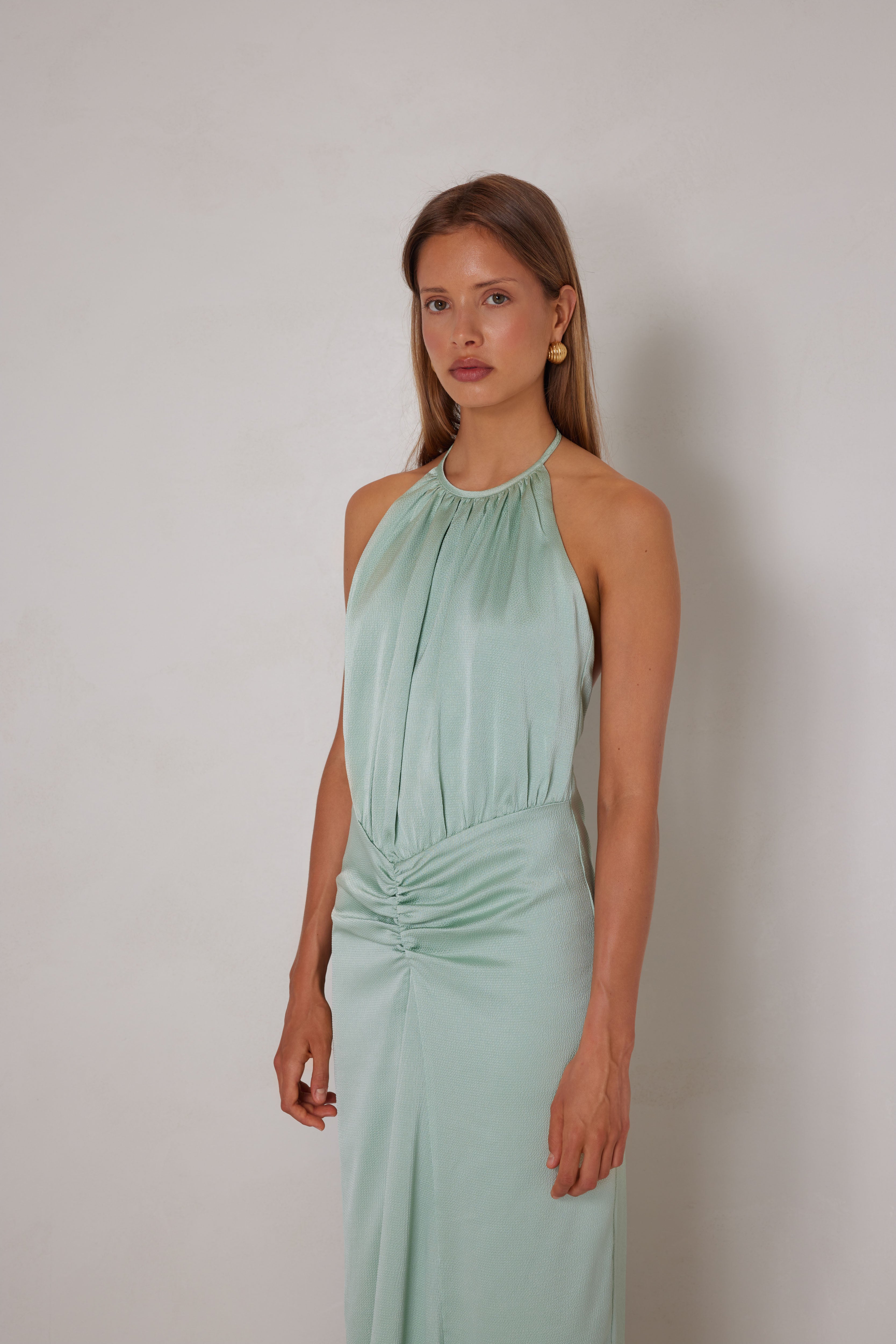 Logan Dress Pastel Mint - Elle Zeitoune