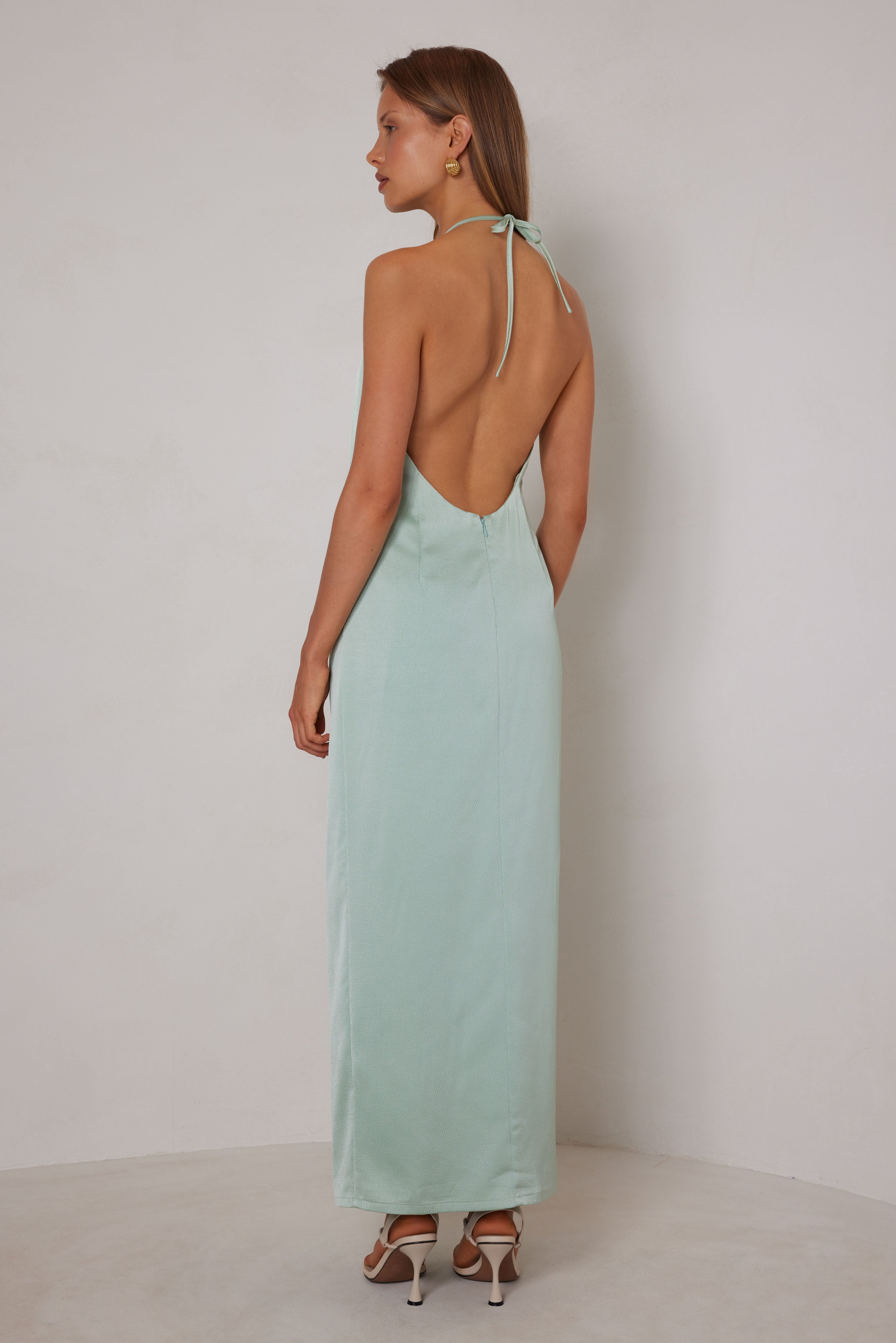 Logan Dress Pastel Mint - Elle Zeitoune