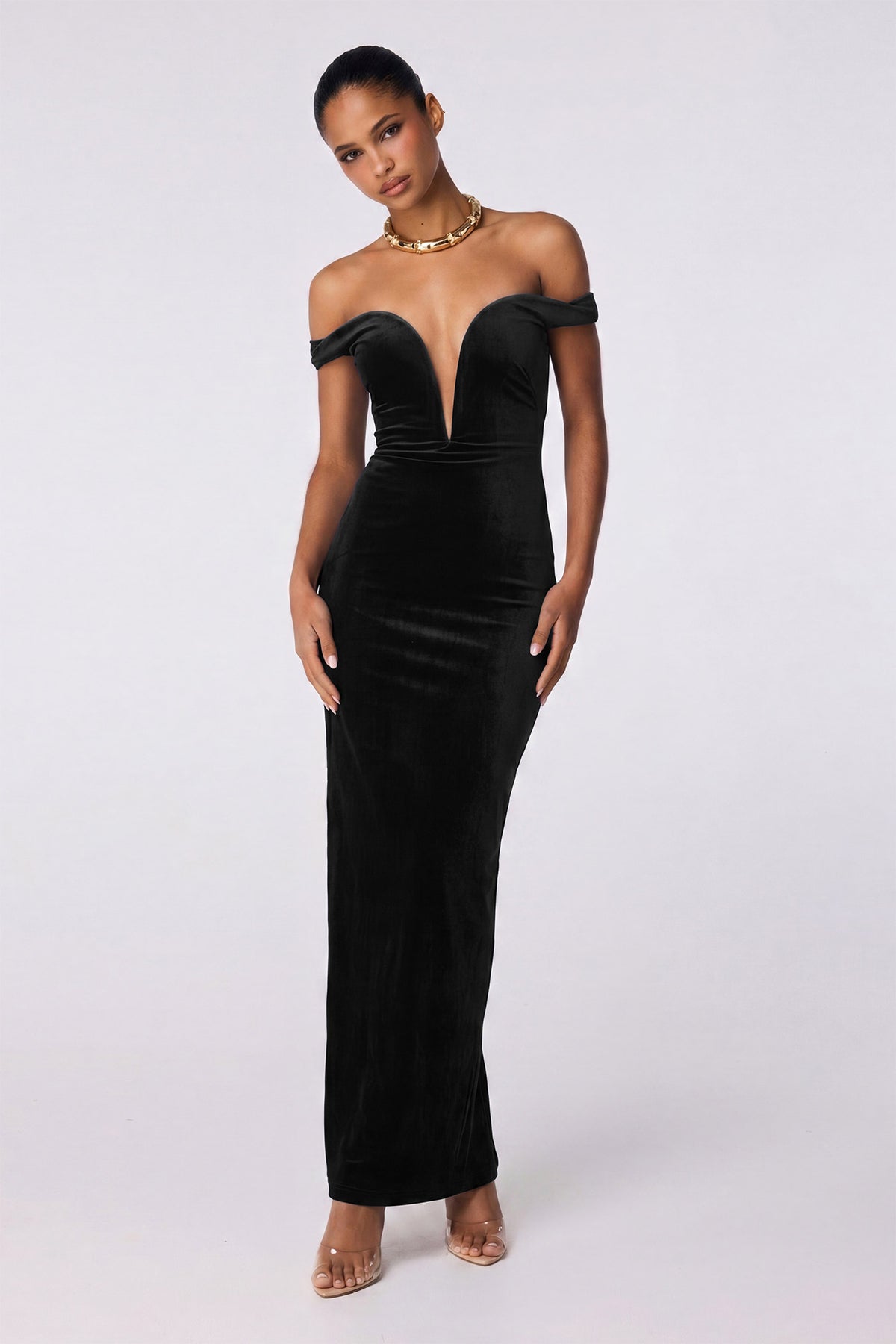 Valentina Off Shoulder Gown - Nookie