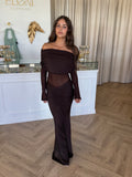 Paige Dress Espresso - Elle Zeitoune