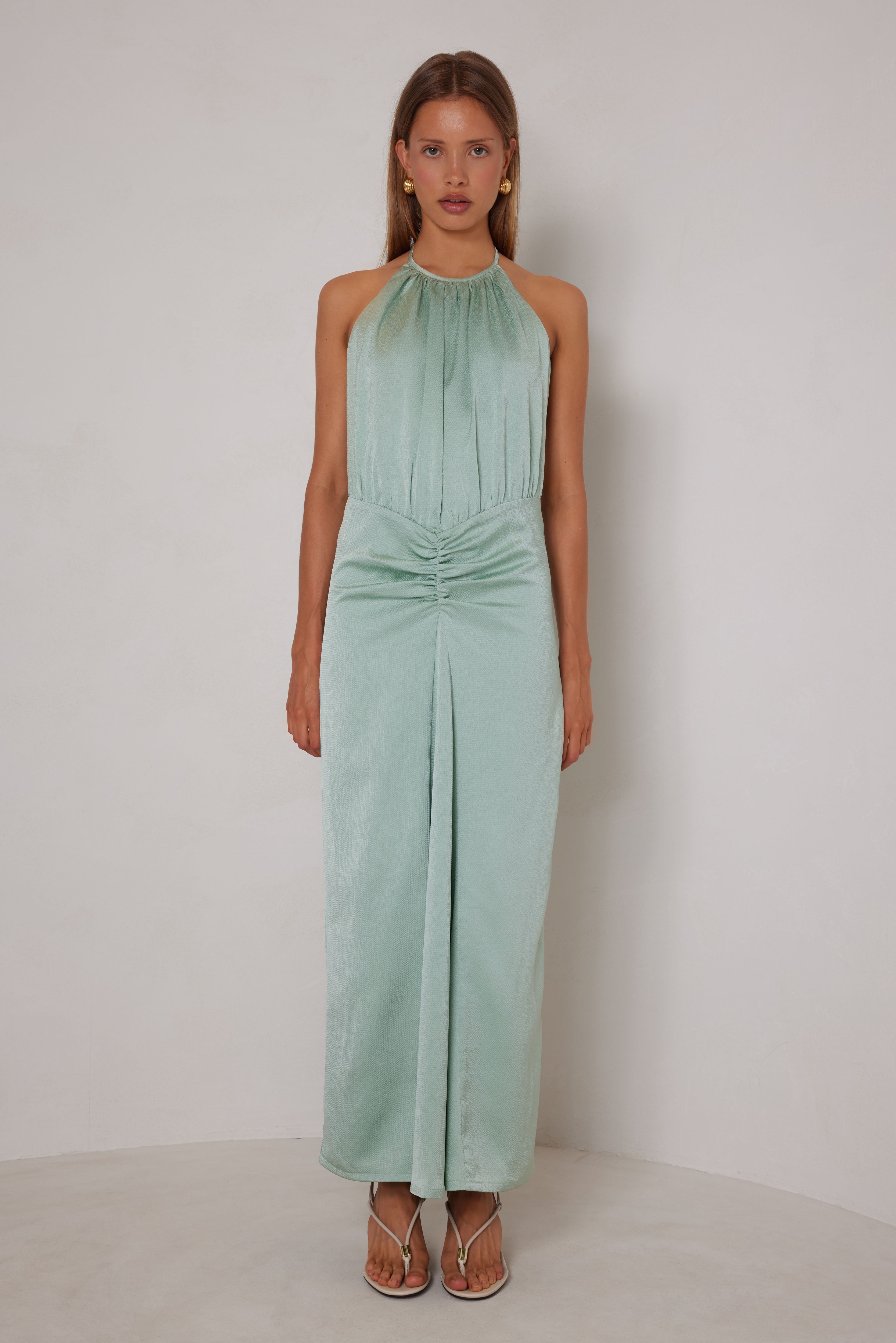 Logan Dress Pastel Mint - Elle Zeitoune