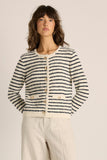 Elle Stripe Knit Cardigan - Fate and Becker