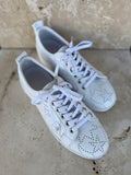 Jonella White Leather Shoes - Django & Juliette