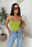 Evie Halter Bodysuit - Marttini By Lana