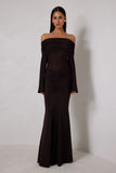 Paige Dress Espresso - Elle Zeitoune