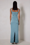 Joanna Dress Serine Teal - Elle Zeitoune