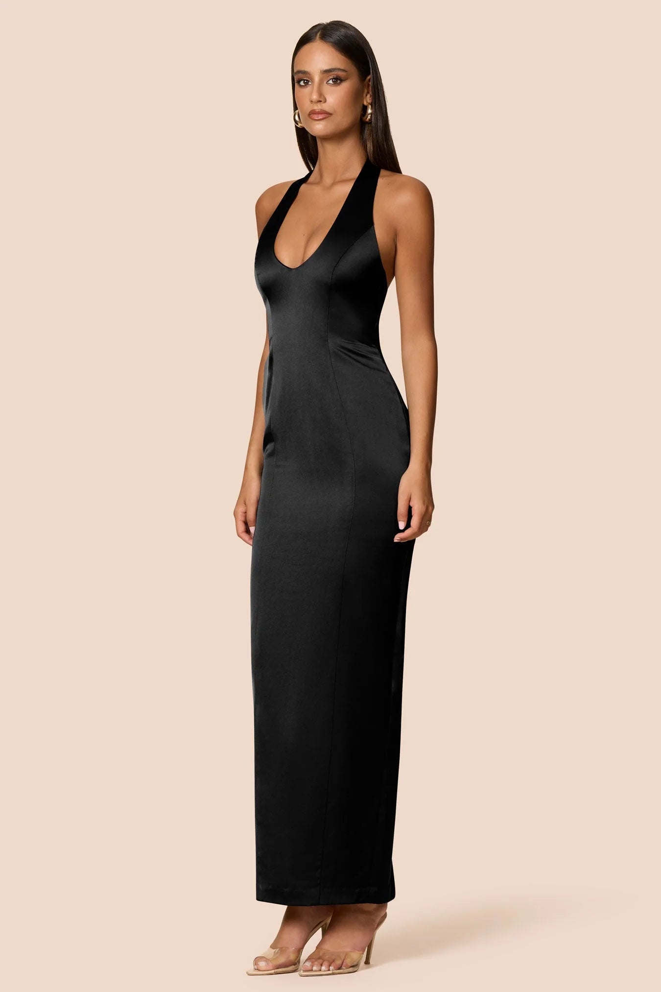 Sabine Satin Maxi  - Nookie