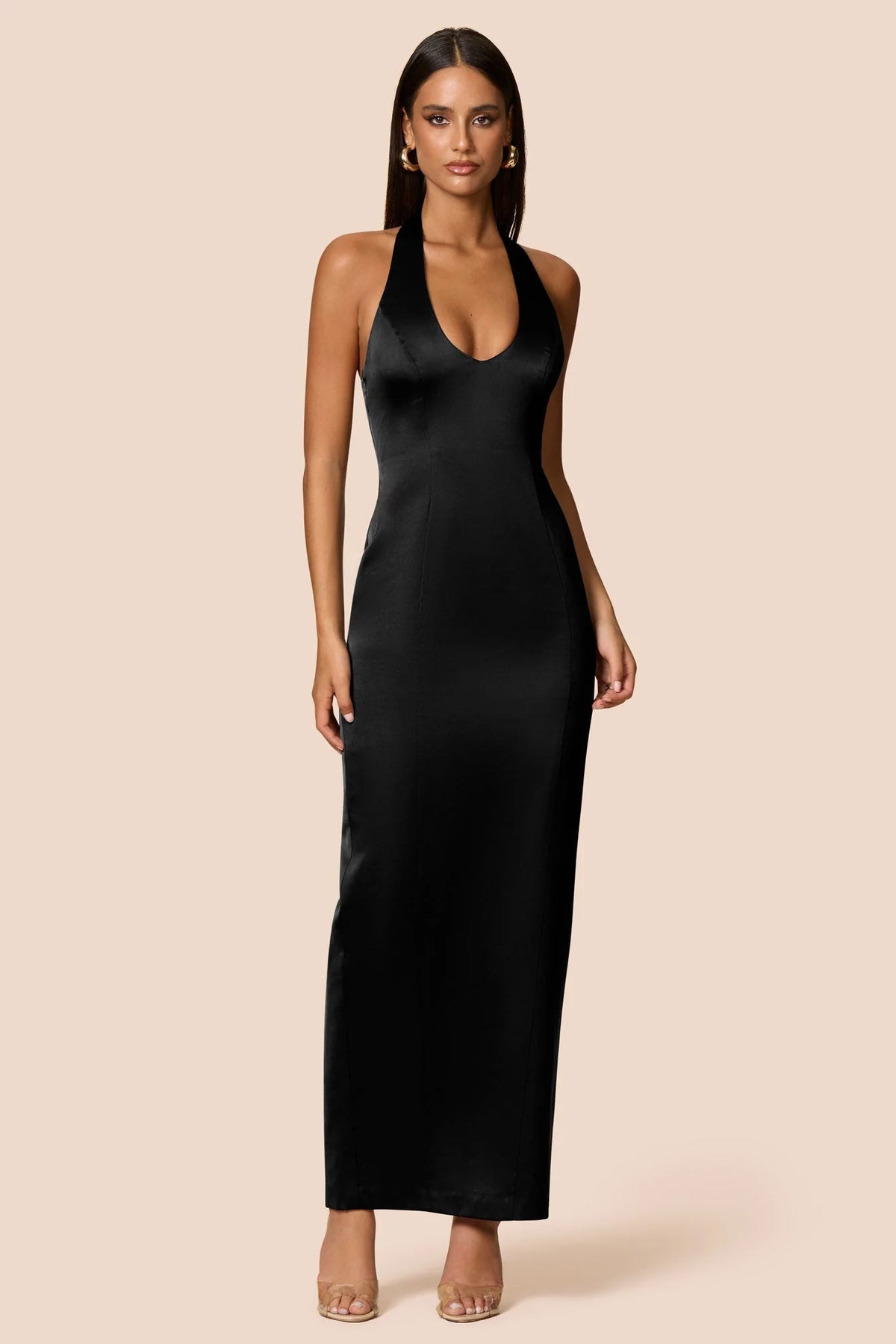 Sabine Satin Maxi  - Nookie