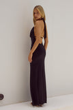 Ellison Maxi Dress Black- Runaway the Label