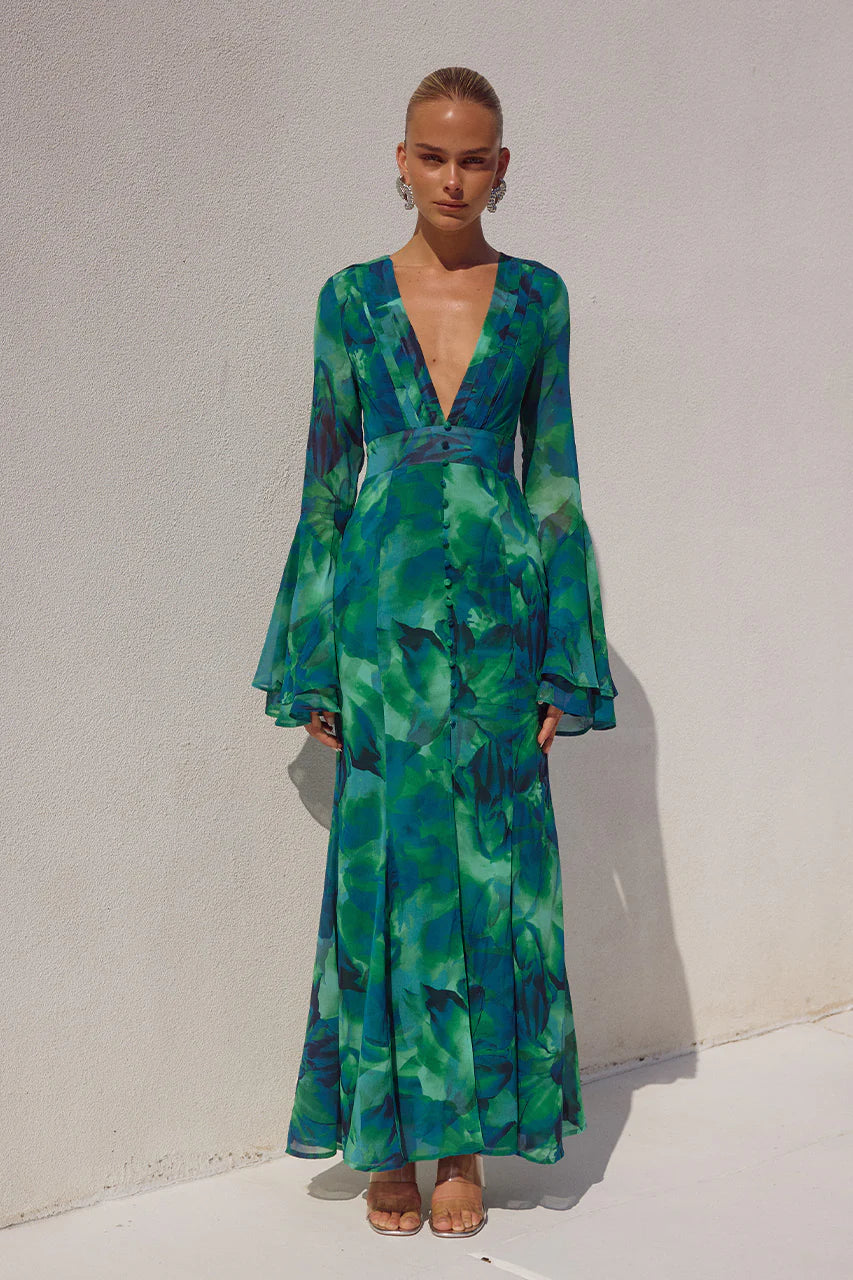 Sari Maxi Dress - Runaway the Label Eleni Clothing Sari Maxi Dress - Runaway the Label Eleni Clothing