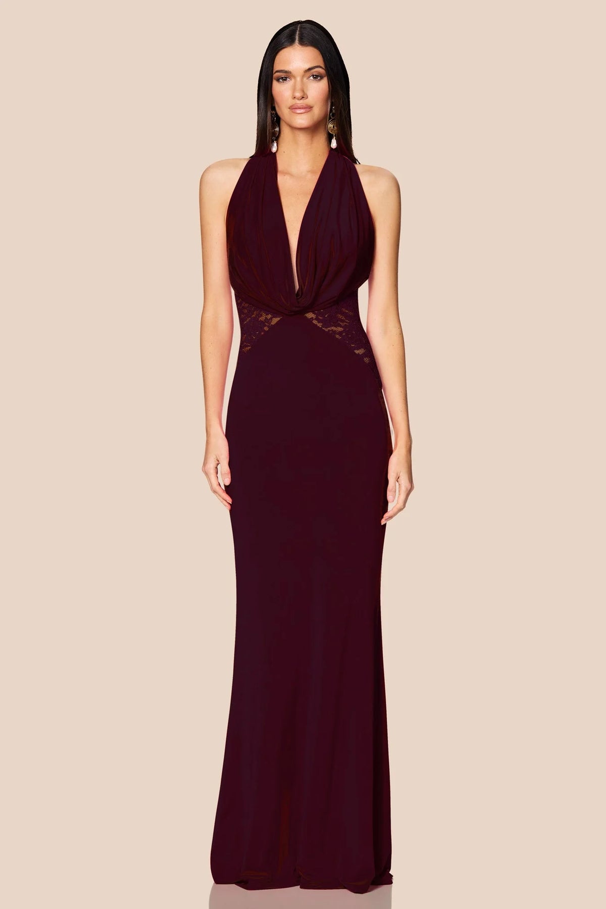 Lala Gown Black Cherry - Nookie