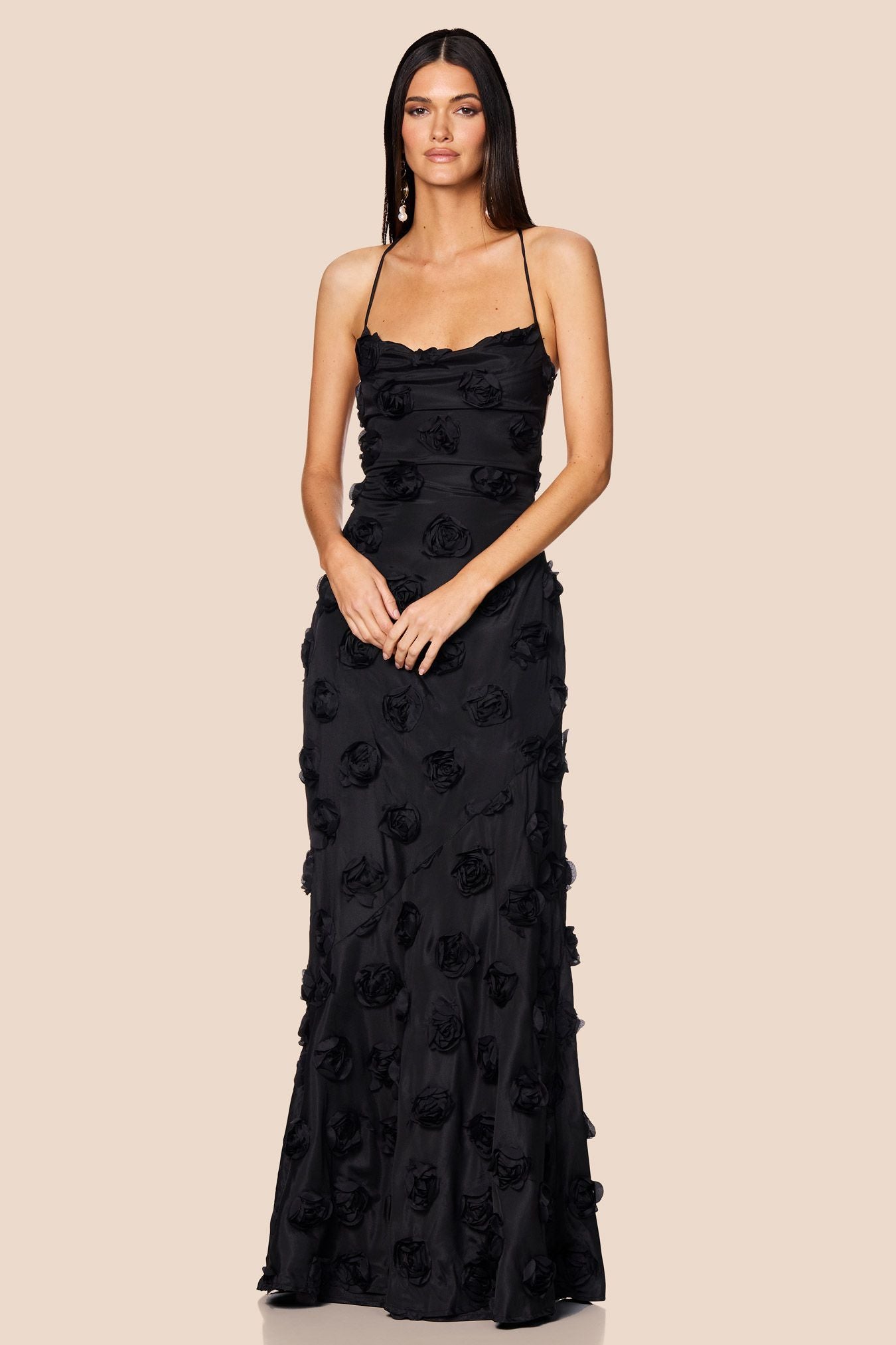 Roselie Gown Black - Nookie