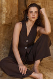 Nevra Side Panel Vest - Sass