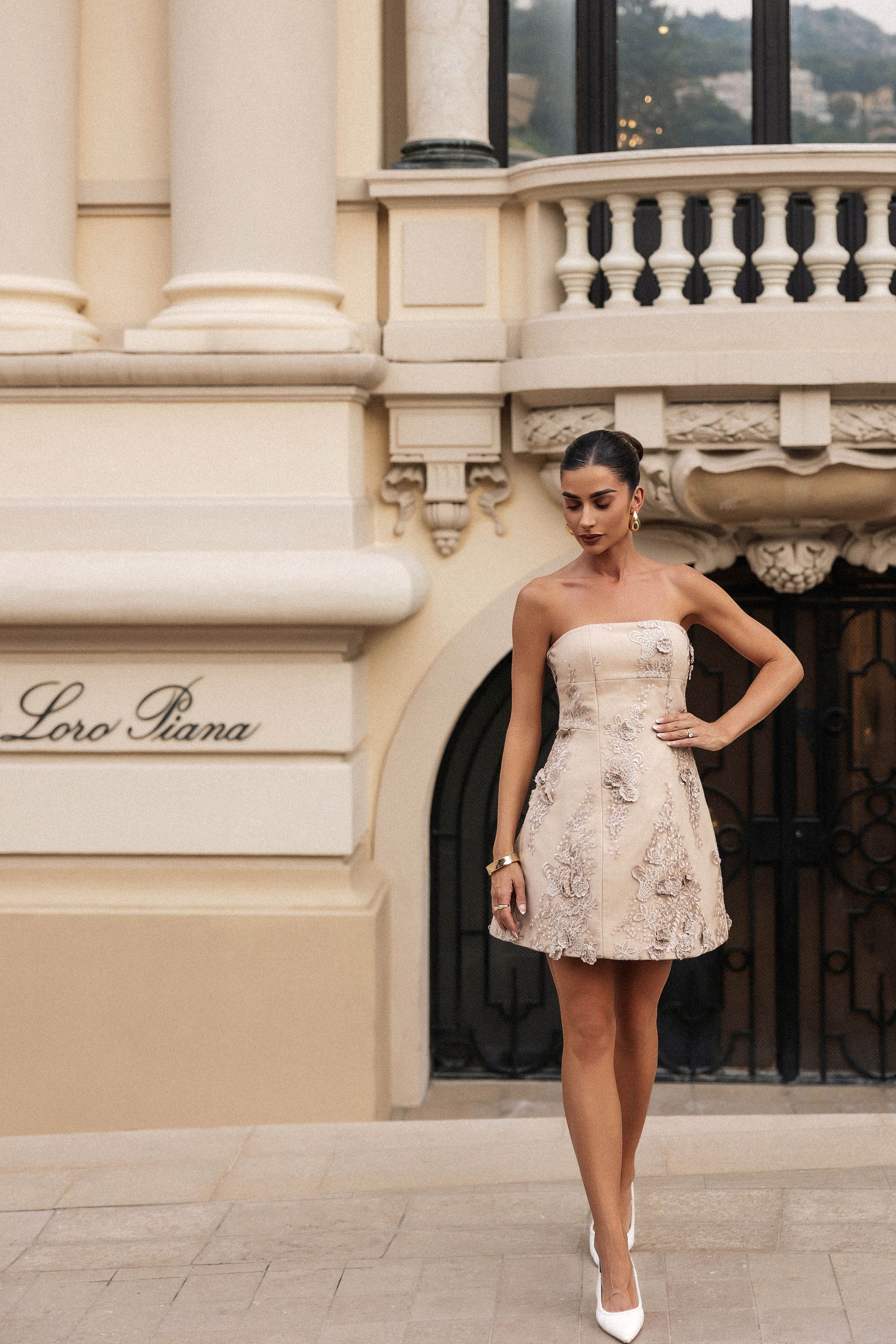 Everleigh Dress Ecru - Elle Zeitoune