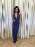 Portia Halter Maxi Navy - Nookie